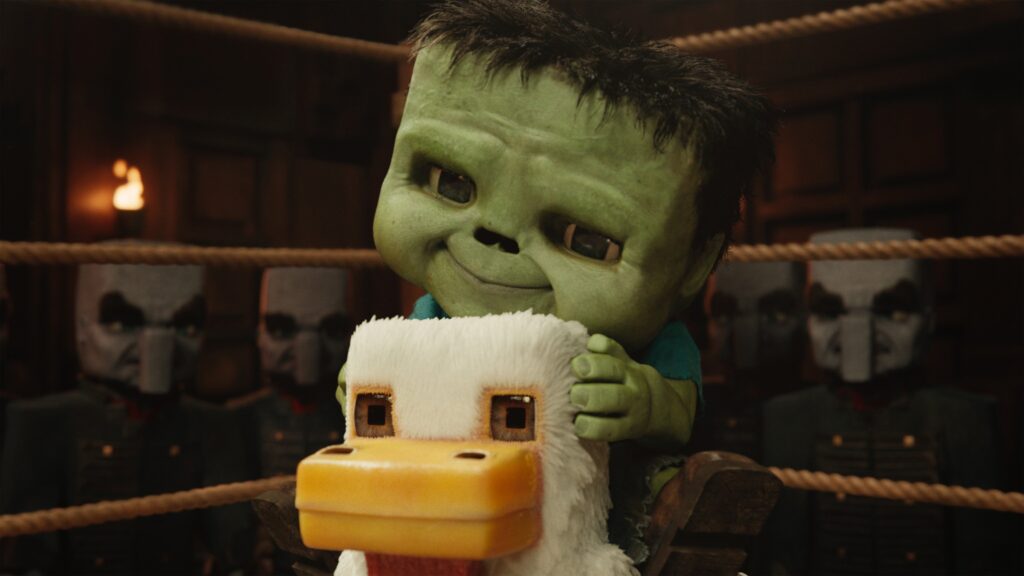 Movie still from A Minecraft Movie (2025).