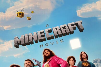 Official poster for the movie A Minecraft Movie (2025).