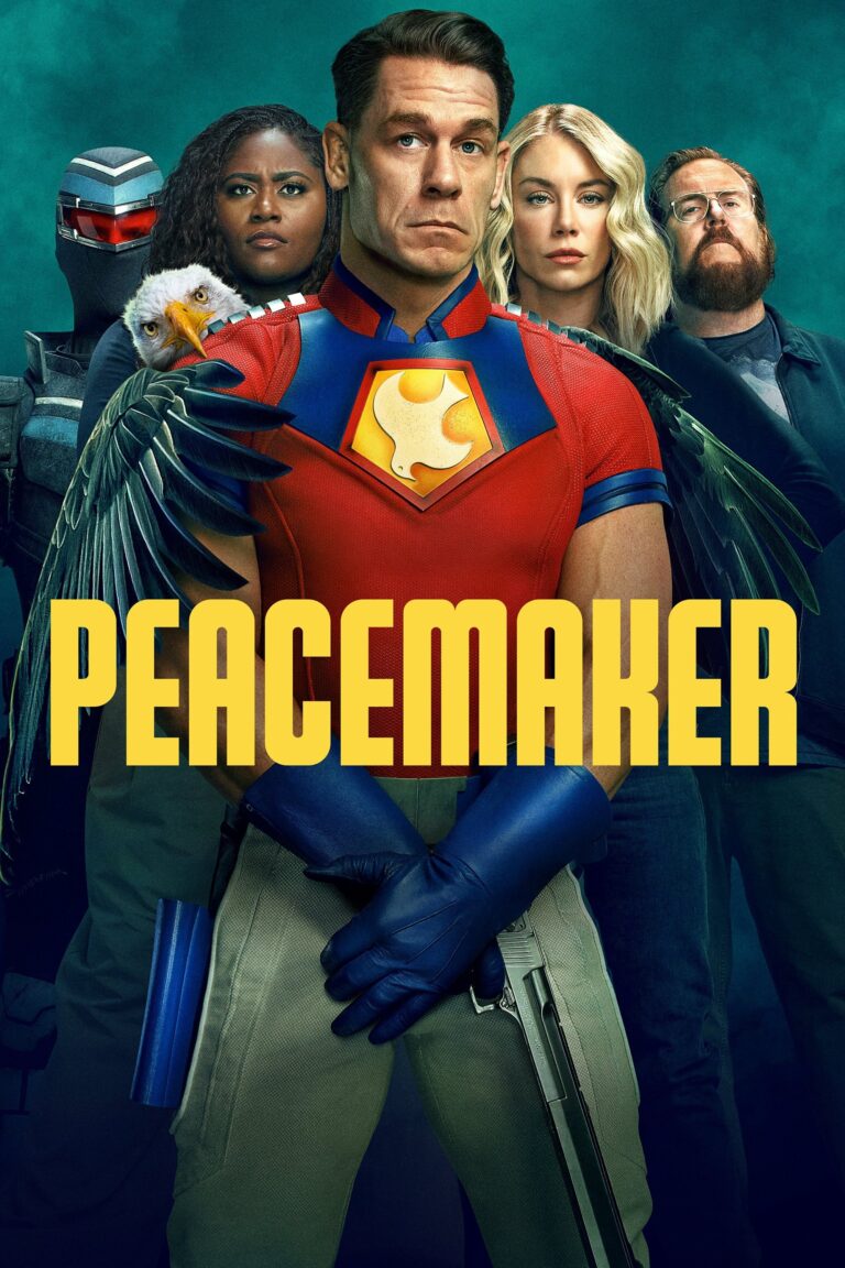 Official poster for the TV series Peacemaker (2022).